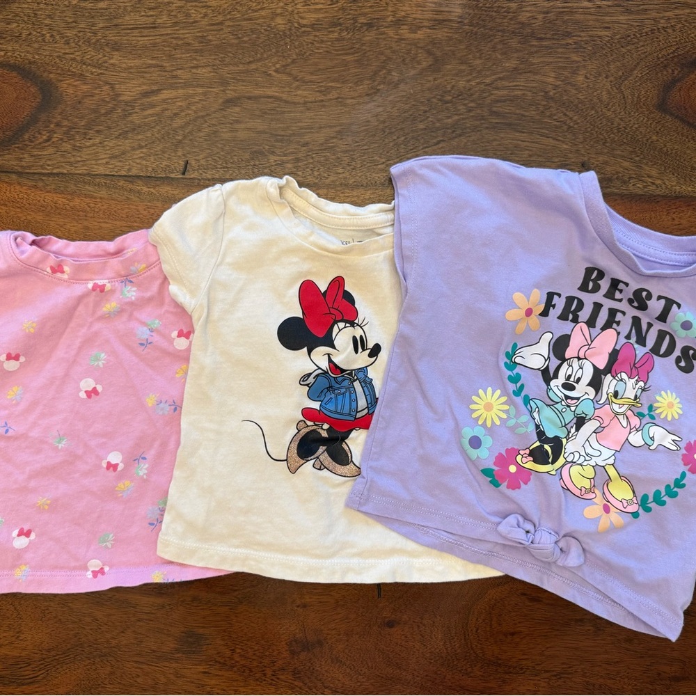 Bundle of Disney Toddler Girl Tops